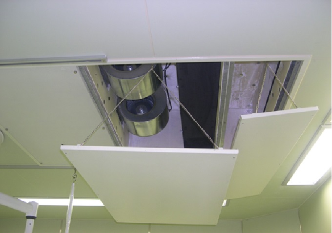 Operating Room Ceiling Type HEPA AC Fan Filter Unit